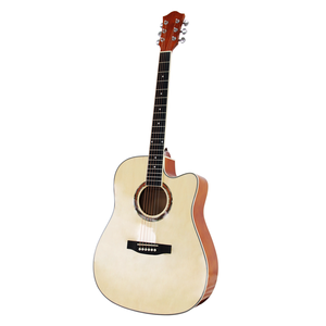 جيتار صوتي 40 بوصة مع 9 طبقات طلاء وأوتار نحاسية أصلية وقضيب تثبيت - Product Image 1