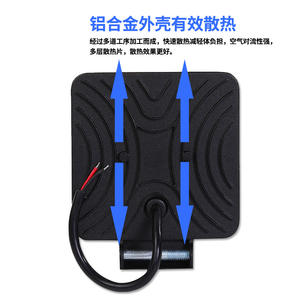 Faros LED para automóviles, luces de trabajo de 126W con amplio campo de visión, faros de motocicleta reacondicionados para vehículos de motocross - Product Image 3