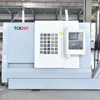 Tour à métaux CNC à lit incliné à cadre coulé à usage moyen multifonctionnel Optimum Mazak Smtcl avec contre-pointe hydraulique