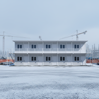 Maison préfabriquée écoénergétique avec isolation supérieure pour un bureau en conteneur à deux étages à faible teneur en carbone Ray-Zen