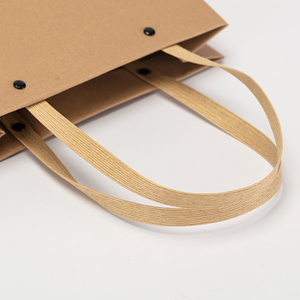 Conception créative imprimant des sacs en papier de carton d'achat de logo personnalisé avec la corde de rivet - Product Image 4