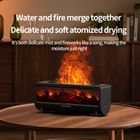 Nouvelle Machine d'Aromathérapie Unique pour Cheminée 2025, Humidificateur d'Arômes à Flamme 7 Couleurs, Diffuseur d'Air Domestique de Bureau 150ml