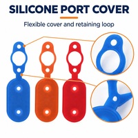 Cache-poussière en silicone pour port de charge avec boucle de maintien, compatible avec le scooter M365 Pro