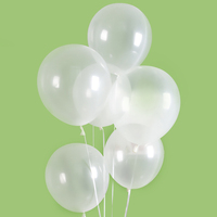 Decoración para Fiestas, Globos de Látex Transparentes Lisos de 10 y 12 Pulgadas
