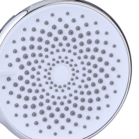 Pommeau de Douche Économiseur d'Eau 4 Fonctions en Plastique ABS Haute Pression avec Finition Chromée pour Salle de Bain et Toilettes