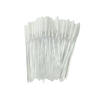 Haute qualité de brosse à cils en silicone jetable pour extension de cils outil cosmétique baguettes de mascara applicateurs