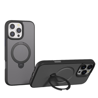 Étui de téléphone magnétique premium avec support rotatif à 360°, design incassable, épaisseur de 1 mm, aimant N52 authentique, prise en charge du logo personnalisé