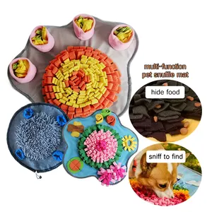 Design exclusivo Garra tipo pet sniffing mat com Food Training Dog mat Tigela do cão Garra do gato pet sniffing mat