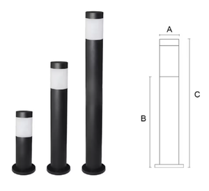 Hiện đại ngoài trời vườn LED bãi cỏ bollard đèn IP65 không thấm nước con đường Đèn sang trọng chiếu sáng cảnh quan cho ngoài trời hiện đại vườn - Product Image 1