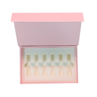 Emballage de brillant à lèvres de doublure Ensemble de brillant à lèvres Boîte Boîte cadeau magnétique de luxe avec logo personnalisé pour brillant à lèvres