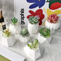 Moule en silicone personnalisé pour pot à bougie en béton, ciment, résine, gypse, rond, carré, cylindrique, moules pour pots de fleurs