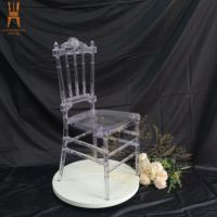 Offre Spéciale Chaise Chiavari Phoenix PC Transparente en Résine Acrylique Empilable pour Mariages et Événements