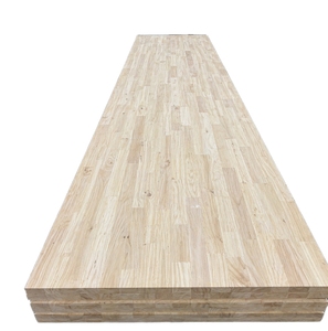 Panneau en bois d'hévéa durable et écologique, lamellé-collé à joint de doigt, face C, colle F4 Star, poncé, design moderne, pour intérieur - Product Image 1