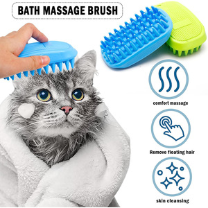 Cepillo de Silicona Duradero para Perros, para Masajes, Aseo, Baño, Ducha, Champú, Eliminación de Pelo Suelto - Product Image 5