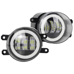 Xe tự động Phụ Kiện Bóng đèn sương mù 3.5 inch <span class=keywords><strong>LED</strong></span> Đèn sương mù màu kép <span class=keywords><strong>DRL</strong></span> lần lượt lái xe đèn sương mù cho TOYOTA - Product Image 1