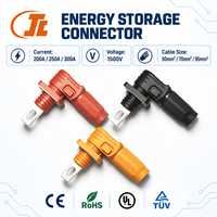 Connecteur de stockage d'énergie IP67 1500V, courant élevé 200A 250A 300A, connecteur rapide pour système de stockage d'énergie (ESS)