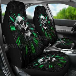Housses de siège auto universelles complètes, protection de siège, accessoires de coussin de siège, imprimé papillon femme, style automobile - Product Image 5