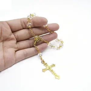 Recuerdos <span class=keywords><strong>de</strong></span> Bautizo Pulsera <span class=keywords><strong>de</strong></span> Cuentas con Cruz y Ala <span class=keywords><strong>de</strong></span> Ángel Mini Rosarios <span class=keywords><strong>de</strong></span> <span class=keywords><strong>Dedo</strong></span> <span class=keywords><strong>de</strong></span> Acrílico para Eventos <span class=keywords><strong>de</strong></span> la Iglesia - Product Image 6