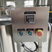 Réservoir de nettoyage CIP industriel en acier inoxydable de 50 L avec pompe et contrôle de chauffage pour l'alimentation et les boissons