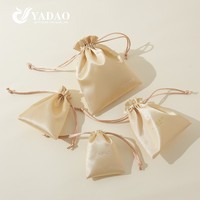 Pochette à bijoux en tissu de haute qualité YADAO avec cordon de serrage, logo personnalisé pour l'emballage de bagues, colliers, bracelets et boucles d'oreilles