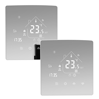 Termostato Inteligente WiFi para HVAC, Controlador de Temperatura Programable, Termostato para Calefacción por Suelo Radiante con Control por Voz de Alexa y Google Home
