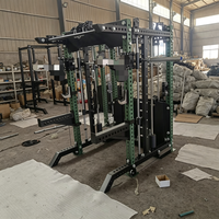 Appareil combiné de musculation en acier au carbone Q235 de qualité supérieure, avec fonction Lat Pulldown/Rameur et Cable Fly