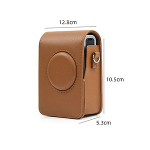 Accessoires de caméra étui de protection en cuir sac de rangement en PU pour caméra Fujifilm <span class=keywords><strong>instax</strong></span> mini evo - Product Image 4