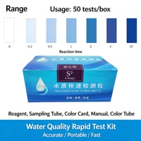 Kit de test rapide de la qualité de l'eau : Cyanure, Chlore total, Phosphate, Fluorure, Sulfure – Réactif de test rapide