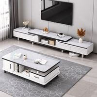 Hitam dan emas Tv kayu berdiri ruang tamu furnitur Modern mewah desain baru kayu Tv berdiri gambar