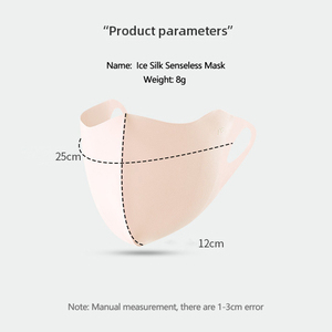Thời trang mùa hè không có dấu vết của mặt nạ chống nắng bảo vệ mắt ba chiều 3D Mặt Nạ Da Băng lụa băng UV - Product Image 5
