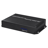 Decodificador de Video Unisheen SRT RTMP RTSP Multi View SDI 4K H.265 H.264, Reproductor Topbox con Salida VGA HDMI