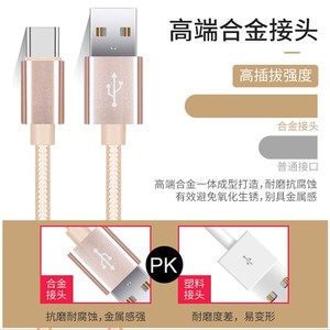 Câble de données tressé en nylon, 1m, 2m, 3m, pour téléphones portables, petits appareils électroménagers, charge rapide Apple - Product Image 4