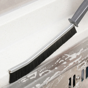Cepillos de limpieza duraderos para juntas, con cerdas duras, para limpiar azulejos de cocina, inodoros y líneas de suelo de ducha en ángulos difíciles. - Product Image 3