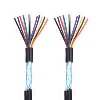 كابل محمي 2 3 4 5 6 8 كور 22 20 18 17 16 AWG UL2517 كابل كهربائي متعدد النواة