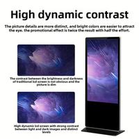 55 "lampu latar LED 4K HD vertikal Android LCD terpasang di dinding definisi HDTV jaringan pemutar iklan OEM/ODM Motherboard TV SKD