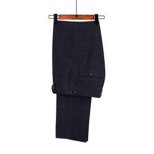 <span class=keywords><strong>Costume</strong></span> 3 pièces de <span class=keywords><strong>mariage</strong></span> pour <span class=keywords><strong>homme</strong></span>, coupe cintrée, en tissu à carreaux de haute qualité, manteau à revers, <span class=keywords><strong>costume</strong></span> de dîner pour printemps - Product Image 6