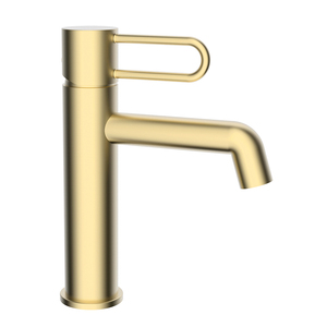 Hot Selling Wash Basin Faucet Hot Cold Water Tap Deck Mounted Single Deck Mounted Single Hole Black Finished Brass Basin Faucets - Product Image 2