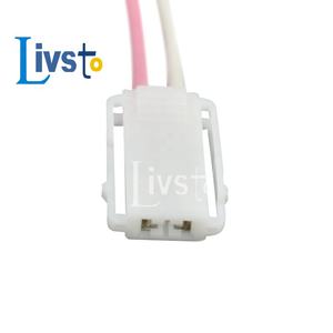 2 Pinli Su Geçirmez Saf Bakır İletkenli Araç Kablo Demeti IP67 Dereceli Beyaz Konnektör DJ70220Y-2-21 - Product Image 2