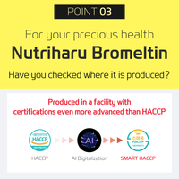 Nutriharu Premium Bromelaïne Quercétine RichMax Enzyme Digestive Végétale Antioxydant Naturel Soutien Quotidien à la Circulation Corporelle