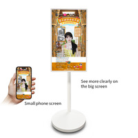 Écran publicitaire LCD intelligent portable >55 pouces 120Hz LED UHD avec haut-parleur intégré Android 11.0 certifié FCC
