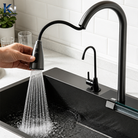 Évier de cuisine numérique intelligent OEM Standard Flying Rain avec affichage numérique moderne