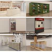 Magasin Design Magasin de vêtements Vitrine Vitrine Présentoir Étagère murale en métal Fixation