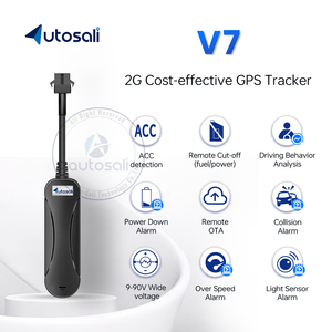 Traceur <span class=keywords><strong>GPS</strong></span> <span class=keywords><strong>avec</strong></span> fonction de suivi en temps réel, <span class=keywords><strong>GPS</strong></span> 2G pour dispositif de suivi de <span class=keywords><strong>voiture</strong></span>, moto, vélo électrique, capteur de lumière 9-90v, Autosali V7 - Product Image 2