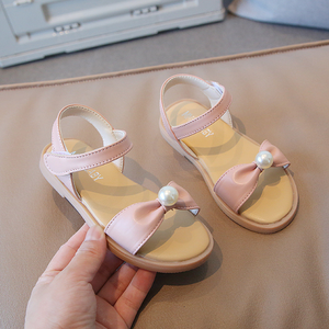 Sandalias de Perlas a la Moda para Niñas Pequeñas, Estilo Verano, Suela de Goma - Product Image 6