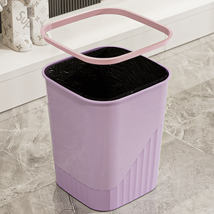 Contenedor de Basura Rectangular de 12L, Tamaño Grande, para Uso en Interiores, Hogar, Cocina, Oficina - Product Image 3
