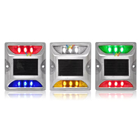 Ventes en gros de marqueurs routiers solaires LED en aluminium, étanches IP68, pour la sécurité routière, OEM personnalisé