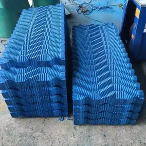 760*3296mm S Wave Industrial PVC Cooling Tower Filler for Square Cooling Tower Supplier