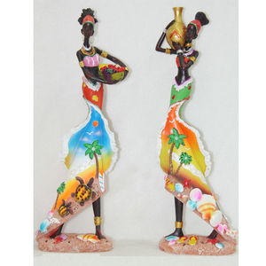 Statua egiziana delle donne in Polyresin 3D realizzata per interni decorazione per la casa in stile artificiale in resina modello figurina - Product Image 5
