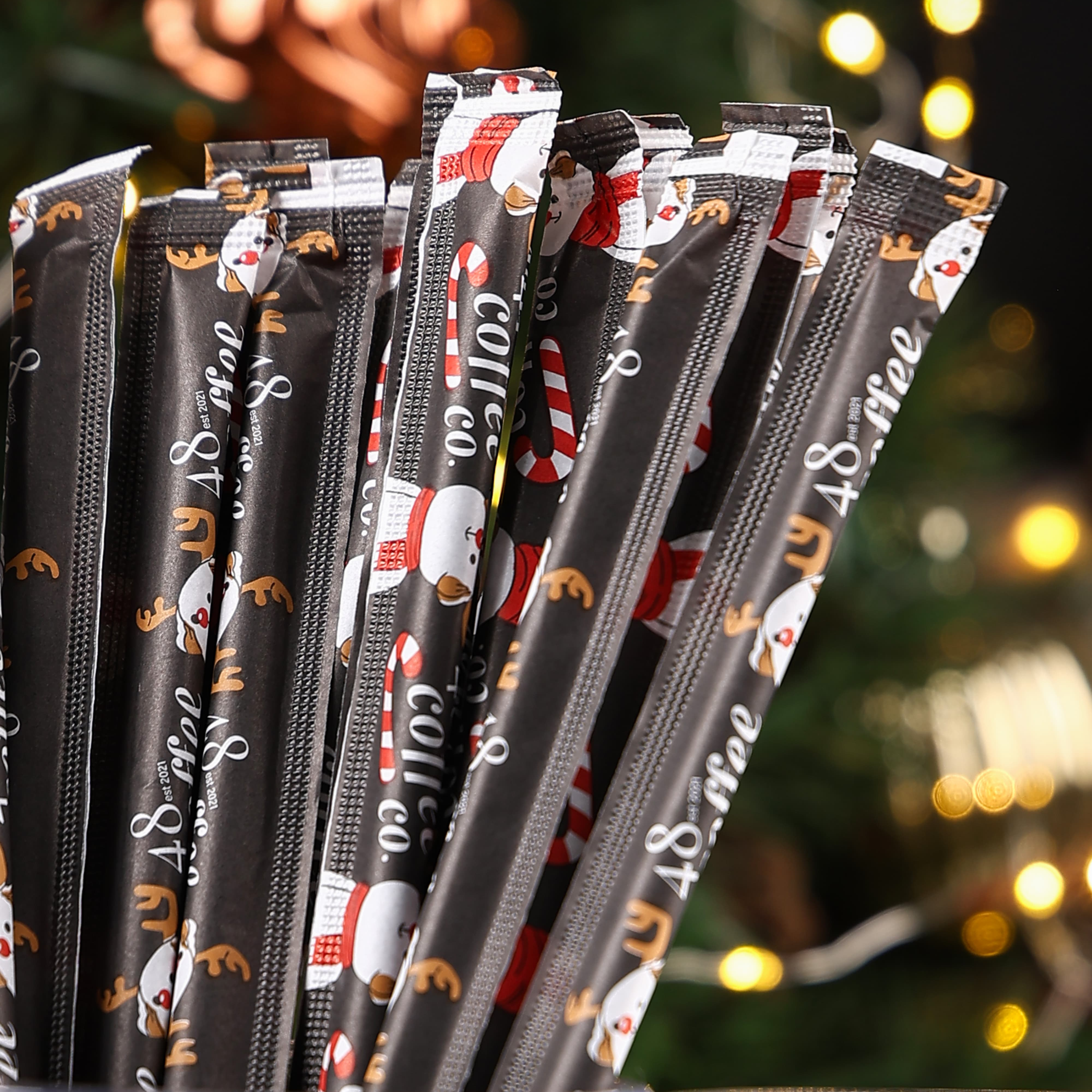 Biodegradable Paper Straws Single Wrapped with Logo Printing Customized Eco Friendly Disposable Different Sizes Colors