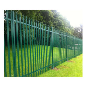 Clôture en palissade en fer forgé facile à assembler <span class=keywords><strong>prix</strong></span> palissade en acier de bonne qualité pas cher <span class=keywords><strong>prix</strong></span> d'usine directe - Product Image 4